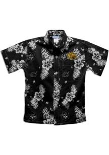 Vive La Fete Arkansas Pine Bluff Golden Lions Youth Black Hawaiian Short Sleeve T-Shirt
