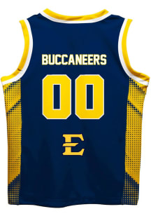 Vive La Fete East Tennesse State Buccaneers Toddler Navy Blue Mesh Jersey Basketball Jersey