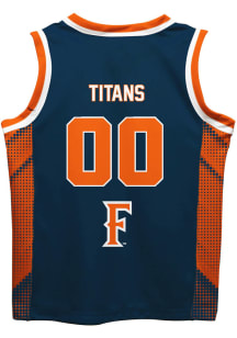 Vive La Fete Cal State Fullerton Titans Toddler Navy Blue Mesh Jersey Basketball Jersey