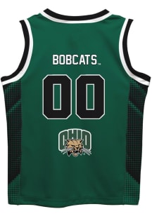 Vive La Fete Ohio Bobcats Toddler Green Mesh Jersey Basketball Jersey