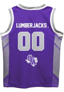 Vive La Fete SFA Lumberjacks Toddler Purple Mesh Jersey Basketball Jersey