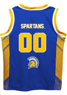 Vive La Fete San Jose State Spartans Toddler Blue Mesh Jersey Basketball Jersey