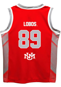 Vive La Fete New Mexico Lobos Toddler Red Mesh Jersey Basketball Jersey