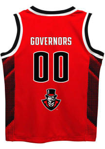 Vive La Fete Austin Peay Governors Youth Mesh Red Basketball Jersey