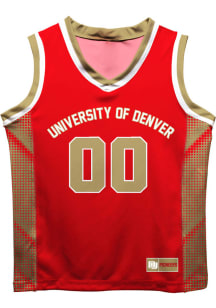 Vive La Fete Denver Pioneers Youth Mesh Maroon Basketball Jersey
