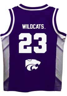 Vive La Fete K-State Wildcats Youth Mesh Purple Basketball Jersey