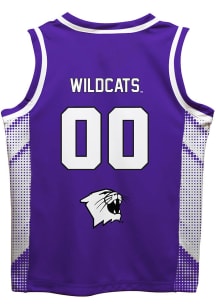 Vive La Fete Northwestern Wildcats Youth Mesh Purple Basketball Jersey
