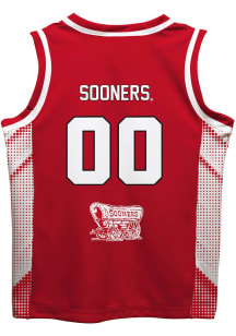 Vive La Fete Oklahoma Sooners Youth Mesh Red Basketball Jersey