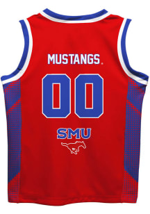 Vive La Fete SMU Mustangs Youth Mesh Red Basketball Jersey