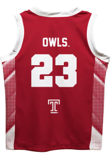 Vive La Fete Temple Owls Youth Mesh Red Basketball Jersey