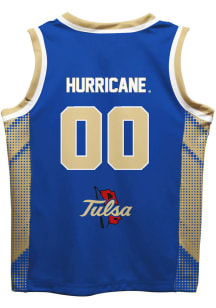 Vive La Fete Tulsa Golden Hurricane Youth Mesh Blue Basketball Jersey