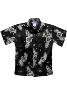 Vive La Fete Appalachian State Mountaineers Youth Black Hawaiian Short Sleeve T-Shirt