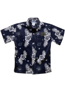 Vive La Fete East Tennesse State Buccaneers Youth Navy Blue Hawaiian Short Sleeve T-Shirt