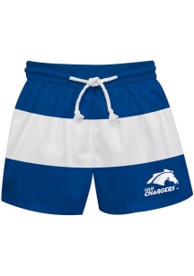 Vive La Fete UAH Chargers Baby Blue Stripe Swim Trunks