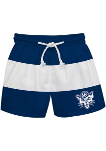 Vive La Fete BYU Cougars Baby Blue Stripe Swim Trunks