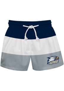 Vive La Fete Georgia Southern Eagles Baby Blue Stripe Swim Trunks