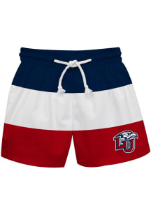 Vive La Fete Liberty Flames Baby Blue Stripe Swim Trunks