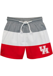 Vive La Fete Houston Cougars Toddler Grey Stripe Swimwear Swim Trunks
