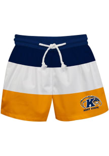 Vive La Fete Kent State Golden Flashes Toddler Blue Stripe Swimwear Swim Trunks