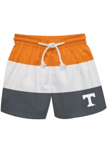 Vive La Fete Tennessee Volunteers Toddler Orange Stripe Swimwear Swim Trunks