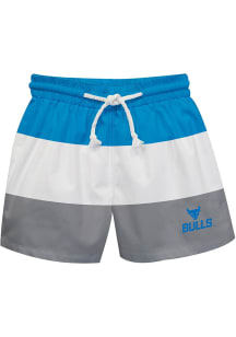 Vive La Fete Buffalo Bulls Youth Blue Stripe Swim Trunks