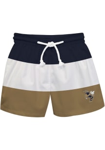 Vive La Fete GA Tech Yellow Jackets Youth Blue Stripe Swim Trunks