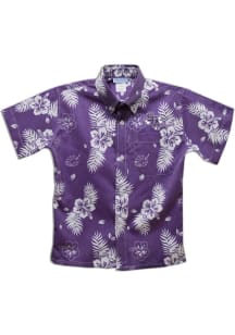Vive La Fete SFA Lumberjacks Youth Purple Hawaiian Short Sleeve T-Shirt