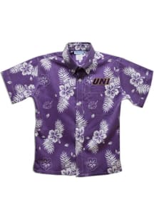 Vive La Fete Northern Iowa Panthers Toddler Purple Hawaiian Short Sleeve T-Shirt