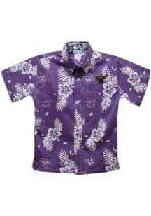 Vive La Fete Minnesota State Mankato Mavericks Toddler Purple Hawaiian Short Sleeve T-Shirt