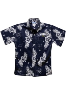 Vive La Fete Oral Roberts Golden Eagles Toddler Navy Blue Hawaiian Short Sleeve T-Shirt