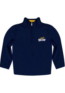 Vive La Fete Toledo Rockets Youth Blue Felix Long Sleeve Quarter Zip Shirt