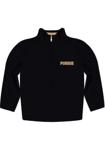 Vive La Fete Purdue Boilermakers Toddler Black Felix Long Sleeve Qtr Zip