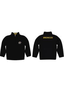 Vive La Fete Western Michigan Broncos Toddler Black Felix Long Sleeve Qtr Zip