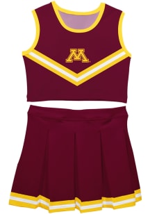 Vive La Fete Minnesota Golden Gophers Toddler Girls Maroon Ashley Sets Cheer