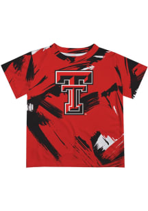 Vive La Fete Texas Tech Red Raiders Youth Red Henry Paintball Short Sleeve T-Shirt