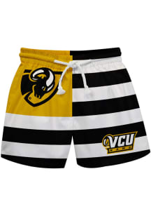 Vive La Fete VCU Rams Toddler Black Flag Swimwear Swim Trunks
