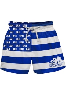 Vive La Fete UAH Chargers Baby Blue Flag Swim Trunks