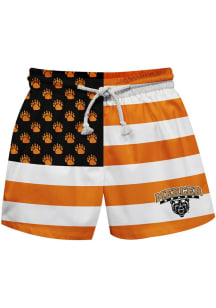 Vive La Fete Mercer Bears Baby Orange Flag Swim Trunks
