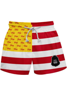 Vive La Fete Pitt State Gorillas Baby Red Flag Swim Trunks