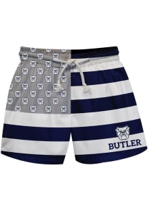 Vive La Fete Butler Bulldogs Toddler Blue Flag Swimwear Swim Trunks