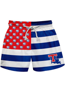 Vive La Fete Louisiana Tech Bulldogs Toddler Blue Flag Swimwear Swim Trunks