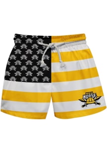 Vive La Fete Northern Kentucky Norse Toddler Gold Flag Swimwear Swim Trunks