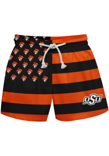 Vive La Fete Oklahoma State Cowboys Toddler Orange Flag Swimwear Swim Trunks