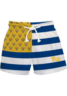 Vive La Fete Pitt Panthers Toddler Blue Flag Swimwear Swim Trunks
