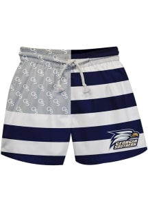 Vive La Fete Georgia Southern Eagles Youth Blue Flag Swim Trunks