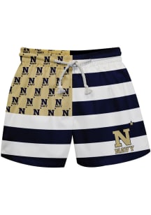 Vive La Fete Navy Midshipmen Youth Navy Blue Flag Swim Trunks