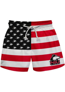 Vive La Fete Northern Illinois Huskies Youth Red Flag Swim Trunks