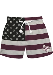 Vive La Fete Texas A&M Aggies Youth Maroon Flag Swim Trunks