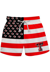 Vive La Fete Texas Tech Red Raiders Youth Red Flag Swim Trunks