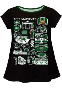 Vive La Fete Ohio Bobcats Infant Girls Impressions Short Sleeve T-Shirt Black